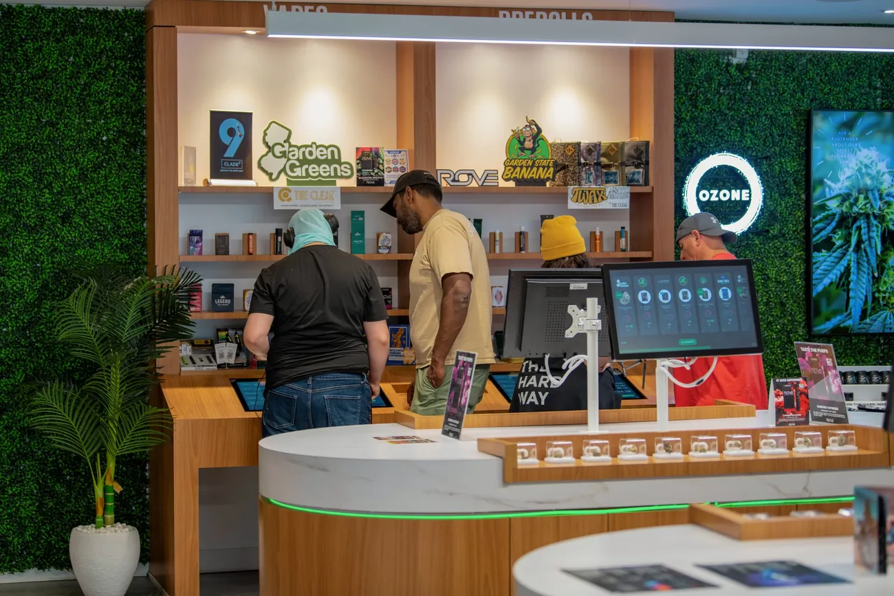 The A21 Wellness Dispensary floor on Route 22 in Scotch Plains, NJ