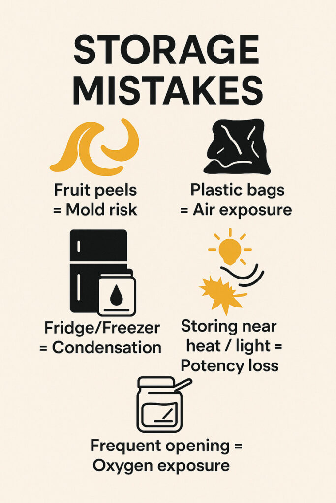 storage Mistakes That Ruin Cannabis Freshness