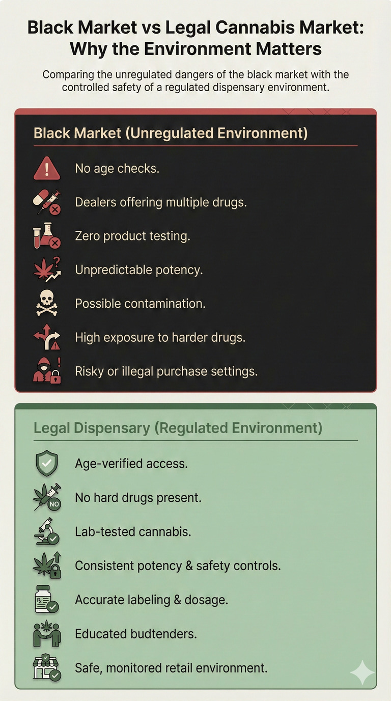 Black Market vs Legal Cannabis Market